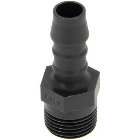 BOUTTé Embout Cannelé ABS Pour Tuyau Ø10 Mâle 12-17 1 BOUTTé Embout Cannelé ABS Pour Tuyau Ø10 Mâle 12-17