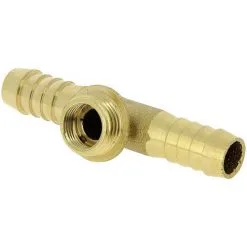 BOUTTé Té Cannelé Laiton Ø15 Mâle 15-12