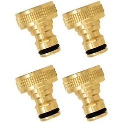 BOUTTé Nez De Robinet Femelle En Laiton (Lot De 4) - Or