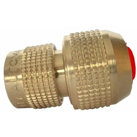 Boutté Raccord Rapide Rouge Automatique Laiton Aquastop Ø19 1 Boutté Raccord Rapide Rouge Automatique Laiton Aquastop Ø19