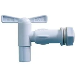 BOUTTé BOUTTE - Robinet De Cuve Quart De Tour 20x27 En Plastique Blanc